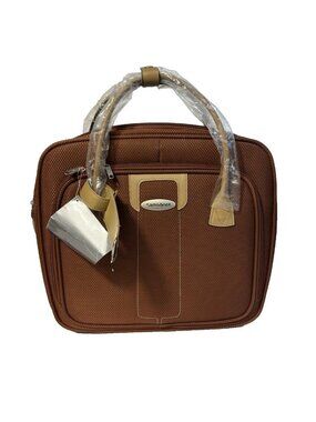 Samsonite Ambiance Softside Commuter Tote Apricot Shoulder Strap 16.5"x14.5"x4.5